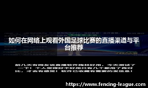 如何在网络上观看外国足球比赛的直播渠道与平台推荐